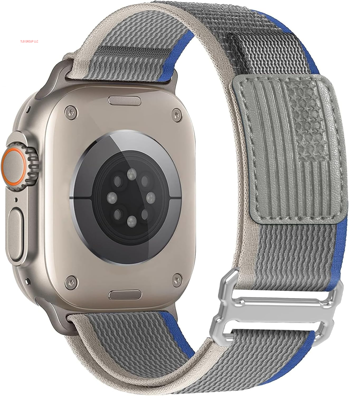 Trail Loop Nylon Band - Compatible with Apple Watch Ultra 2 Band/Ultra Band 49Mm 45Mm 44Mm Men Women, Braided Elastic Weave Sport Strap for Iwatch Ultra 2, Iwatch Ultra Series 10 46Mm SE/9/8/7/6/5/4