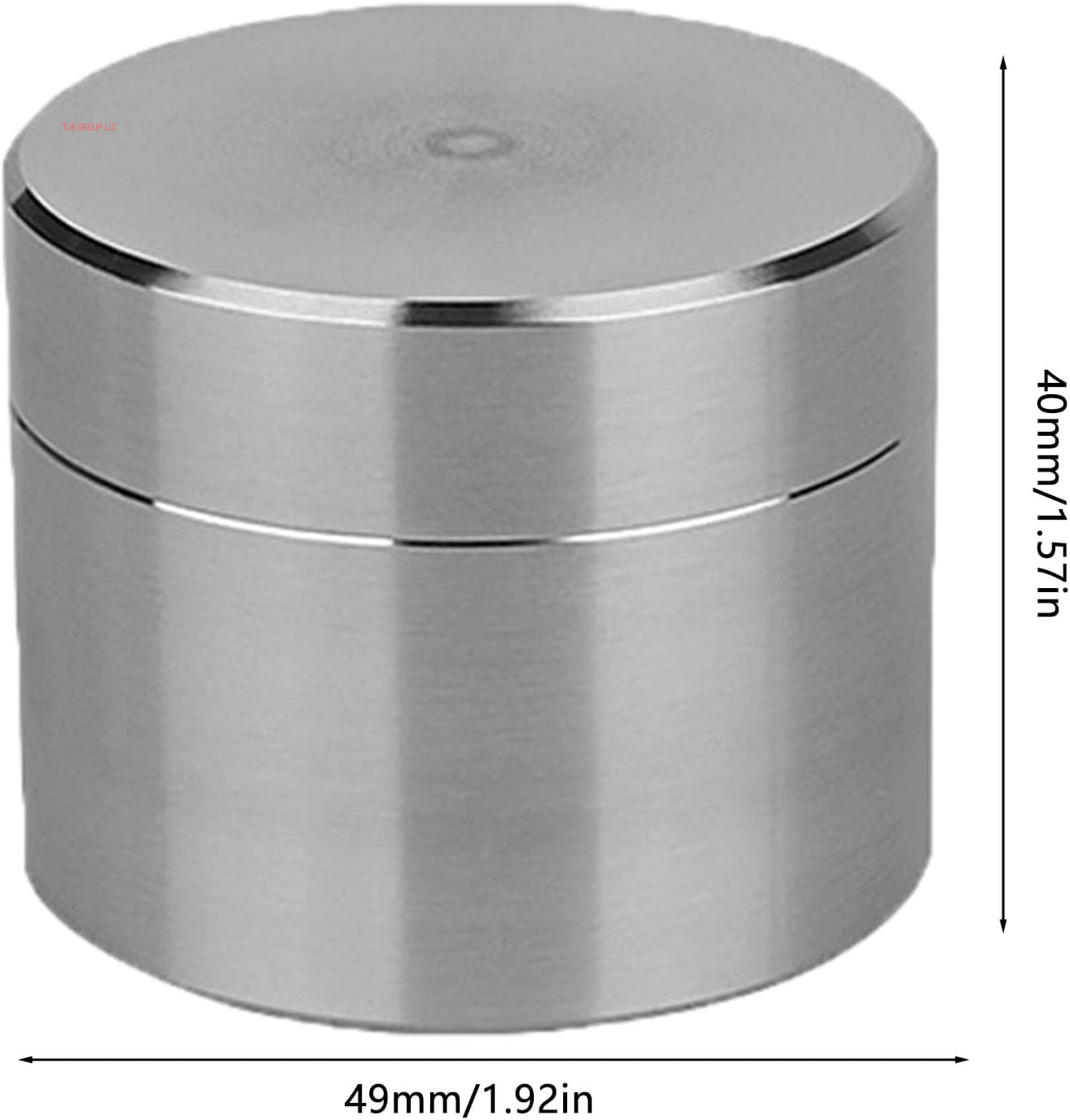 Stainless Steel Pill Case, Waterproof Pill Storage Box Travel, Larger Capacity, Advanced Protection, Travel Pill Organizer for Storing Daily Pill, Supplement (L)