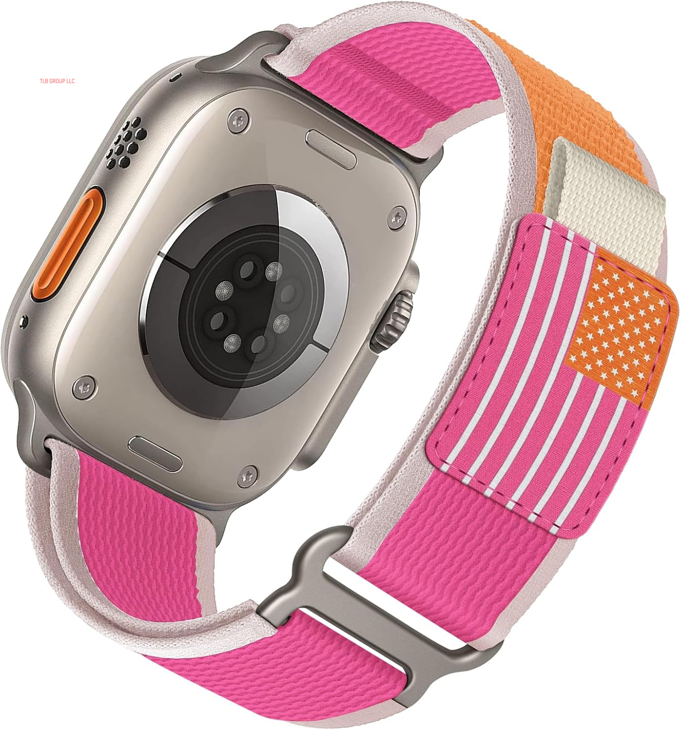 Trail Loop Nylon Band - Compatible with Apple Watch Ultra 2 Band 49Mm 46Mm 45Mm 44Mm 42Mm 41Mm 40Mm 38Mm Men Women,Rugged Braided Elastic Weave Sport Strap for Iwatch Ultra Series 10/9/8/7/6/SE/5/4/3