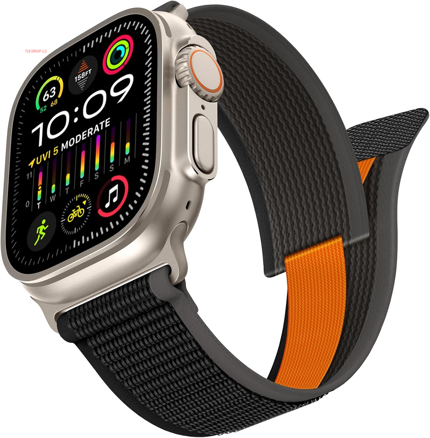Trail Loop Nylon Band Compatible for Apple Watch Ultra Band Ultra 2 Series 9 Series 8 Series7 SE 6 5 4 3 2 1