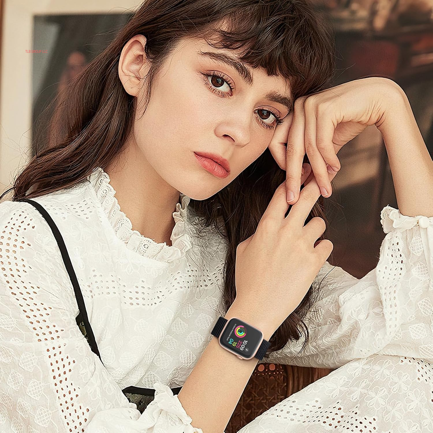 Sport Nylon Loop Band Compatible with Apple Watch Bands 38MM 40MM 41MM 42MM 44MM 45MM 46MM 49MM Women Men,Black Adjustable Straps for Iwatch Band Series 10 SE 9 8 7 6 5 4 3 2 1 Ultra