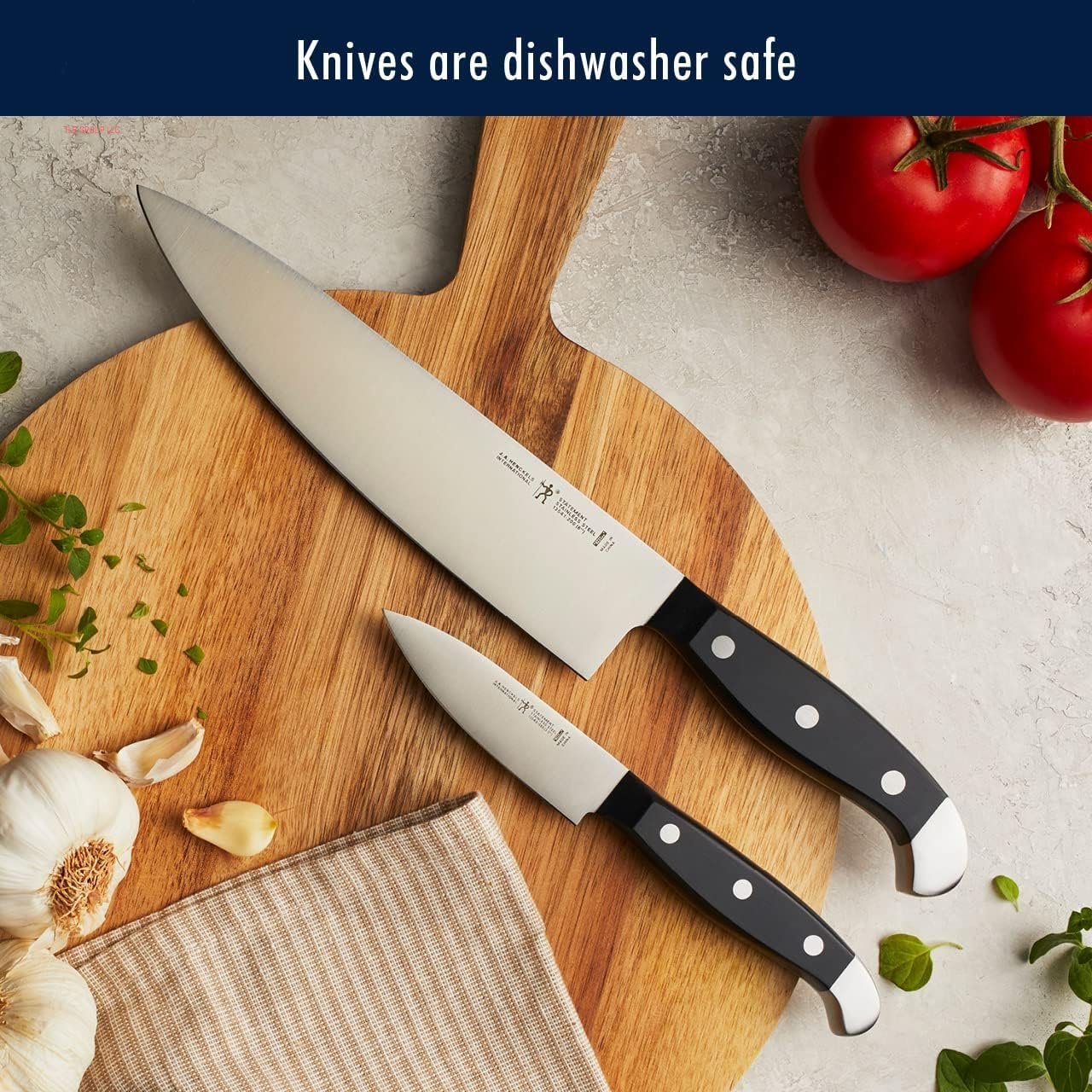 Premium Quality 15-Piece Knife Set with Block, Razor-Sharp, German Engineered Knife Informed by over 100 Years of Masterful Knife Making, Lightweight and Strong, Dishwasher Safe