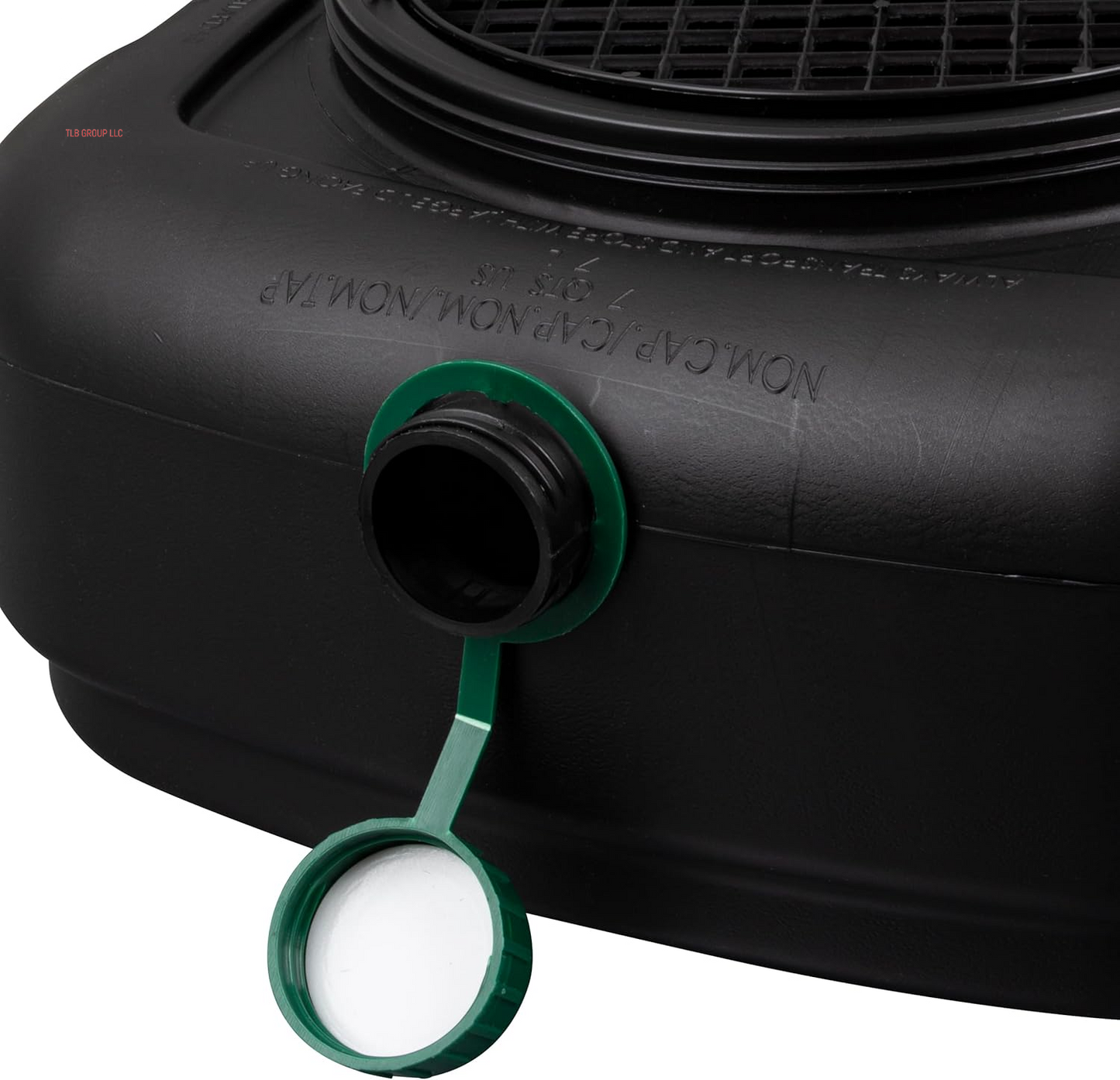 AM07029 7.3 Quart Oil Drain Pan with Lid, Filter Drain Screen, and Pour Spout for Automotive Fluids Including Engine Oil, Anti-Freeze, Transmission Fluid and More, 12" X 12-3/4" X 5.6"