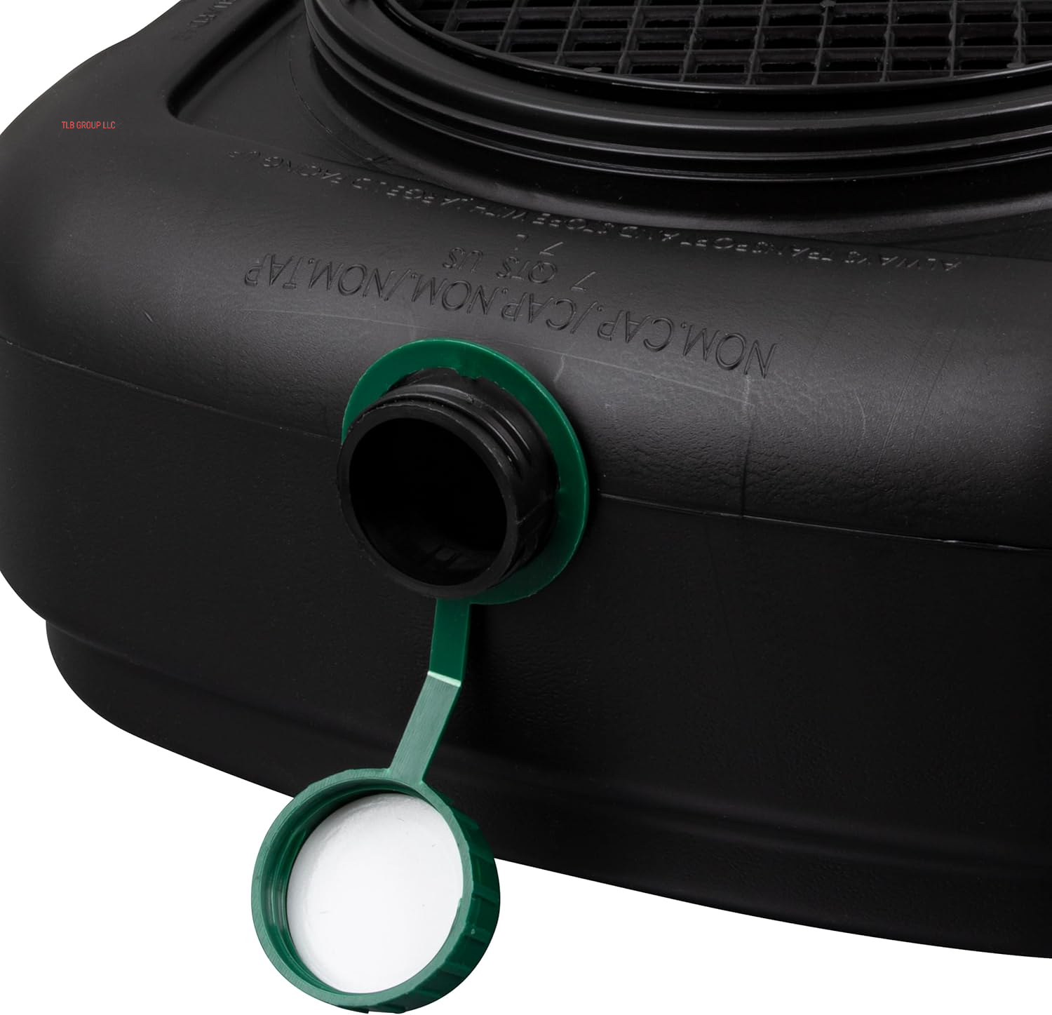 AM07029 7.3 Quart Oil Drain Pan with Lid, Filter Drain Screen, and Pour Spout for Automotive Fluids Including Engine Oil, Anti-Freeze, Transmission Fluid and More, 12" X 12-3/4" X 5.6"