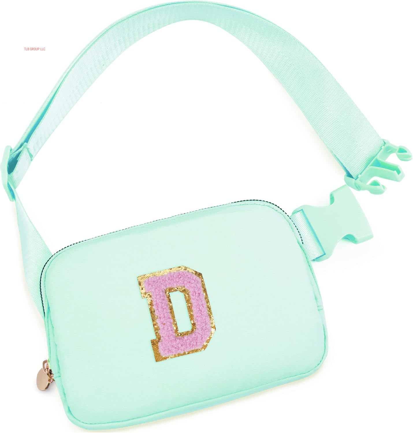 Personalized Belt Bag for Women Girls - Fashion Mini Waist Packs with Adjustable Strap - Trendy Travel Fanny Pack Crossbody Bags with Initial Letter - Teen Gifts | Cream,J