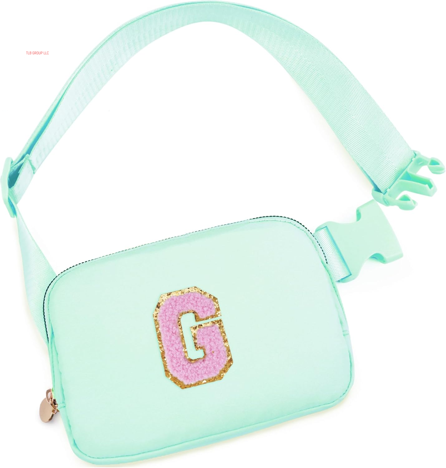 Personalized Belt Bag for Women Girls - Fashion Mini Waist Packs with Adjustable Strap - Trendy Travel Fanny Pack Crossbody Bags with Initial Letter - Teen Gifts | Cream,J