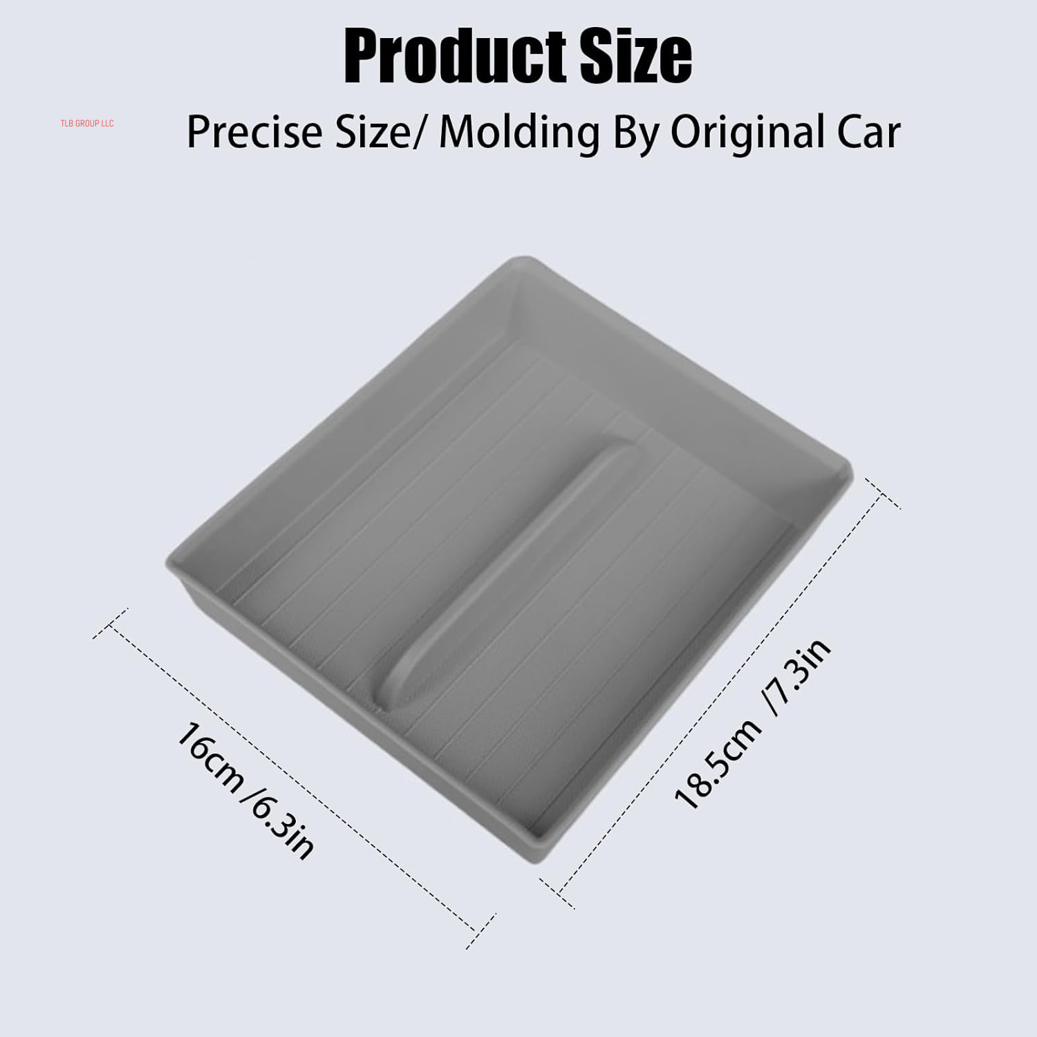 Center Console Organizer Tray for Tesla Model 3 2023-2025 - Model 3 Accessories Center Console Organizer Easy Installation, Enhanced Storage