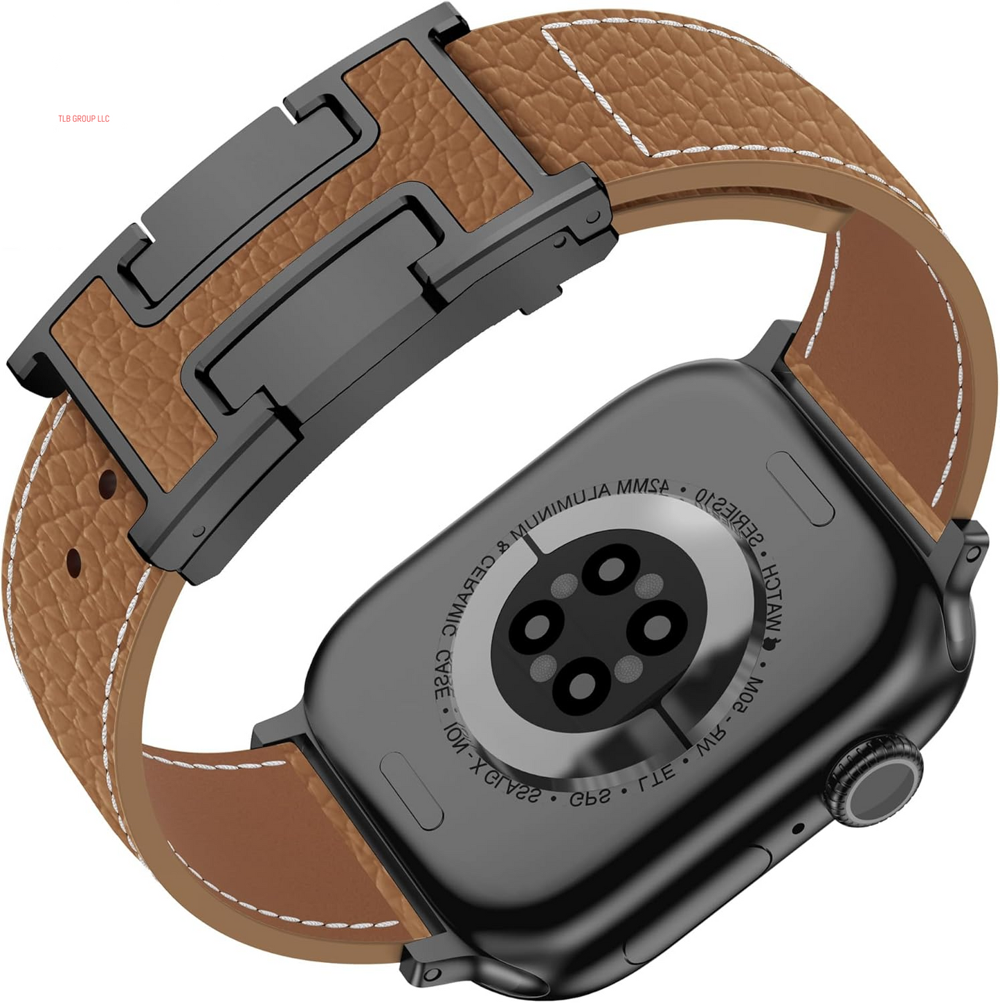 Leather Magnetic Watch Band Compatible with Apple Watch Ultra Band 49Mm 46Mm 45Mm 44Mm 42Mm 41Mm 40Mm 38Mm,Designer Replacement Strap for Women Men Iwatch Ultra 2/Ultra/Se/Series 10/9/8/7/6/5/4/3/2/1