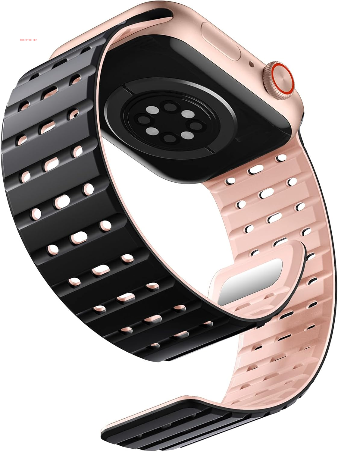 Compatible with Apple Watch Bands for Men 49Mm/46Mm/45Mm/44Mm/42Mm(3/2/1) Women, Rugged Magnetic Silicone Sport Watchband for Iwatch Ultra2/Ultra/Se2/Se/10/9/8/7/6/5/4