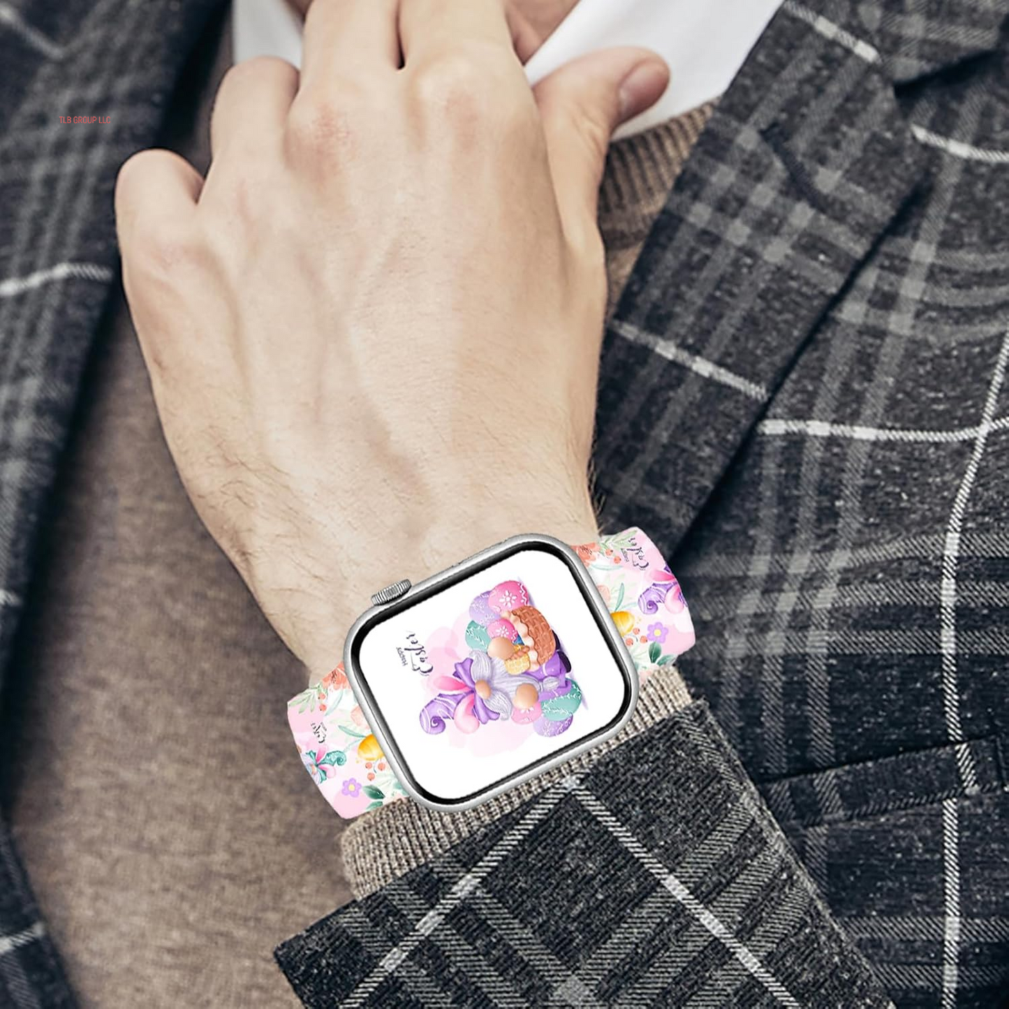 Holidays Watch Band Compatible with Apple Watch 38Mm 40Mm 41Mm 42Mm 44Mm 45Mm 49Mm for Women Men,Soft Silicone Replacement Sport Accessories Strap Replacement Wristband for Iwatch Series Ultra 9 8 7 6 5 4 3 2 1 SE