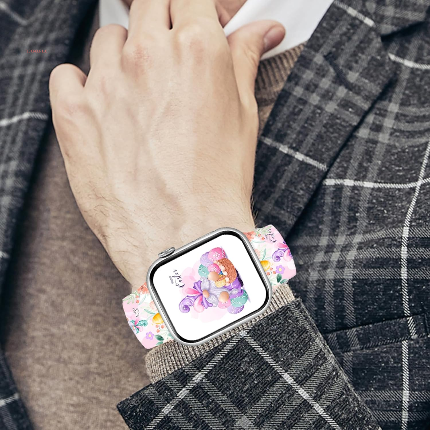 Holidays Watch Band Compatible with Apple Watch 38Mm 40Mm 41Mm 42Mm 44Mm 45Mm 49Mm for Women Men,Soft Silicone Replacement Sport Accessories Strap Replacement Wristband for Iwatch Series Ultra 9 8 7 6 5 4 3 2 1 SE