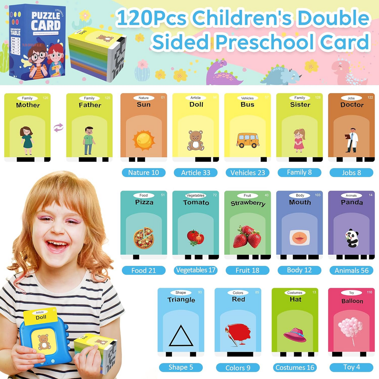 Talking Flash Cards,Kids Toddler Flash Cards with 240 Sight Words,Montessori Toys,Autism Sensory Toys,Speech Therapy,Learning Educational Gifts for Age 1 2 3 4 5 Years Old Boys and Girls