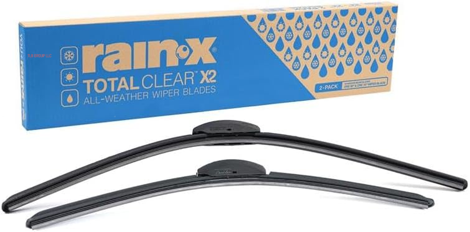 810165 Latitude 2-In-1 Water Repellent Wiper Blades, 22 Inch Windshield Wipers (Pack of 2), Automotive Replacement Windshield Wiper Blades with Patented  Water Repellency Formula
