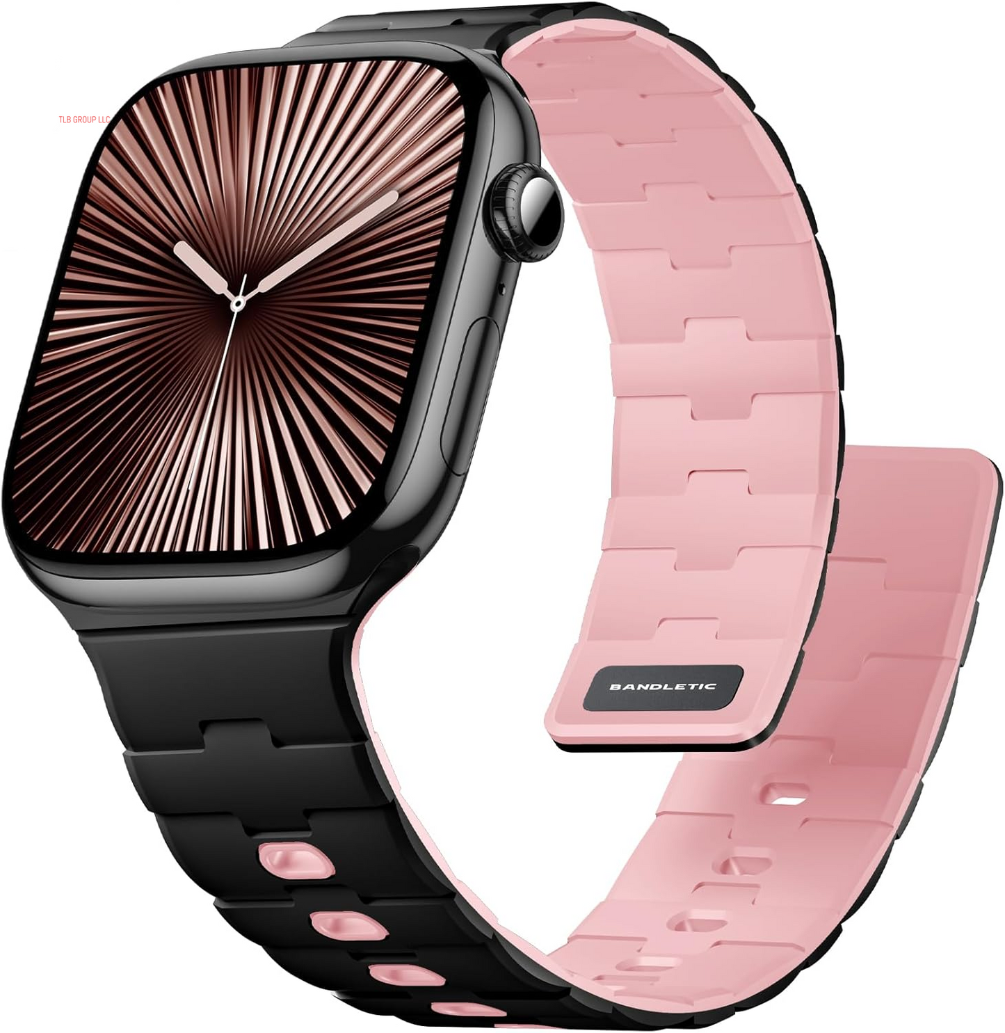 Magnetic Watchband Compatible with Apple Watch Bands for Men 45Mm 44Mm 46Mm 49Mm 42Mm Women, Soft Silicone Sport Strap for Iwatch Band Series 10 Ultra 2 SE 9 8 7 6 5 4, A-Starlight