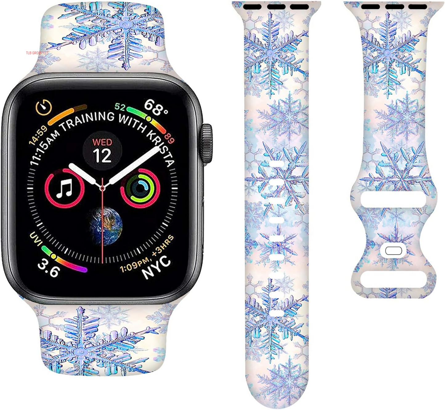 Sport Bands Compatible with Apple Watch Band 38MM 40MM 41MM 42MM 44MM 45MM 49MM, Silicone Strap Compatible with Iwatch Bands Ultra Series SE 9 8 7 6 5 4 3 2 1 for Women Men