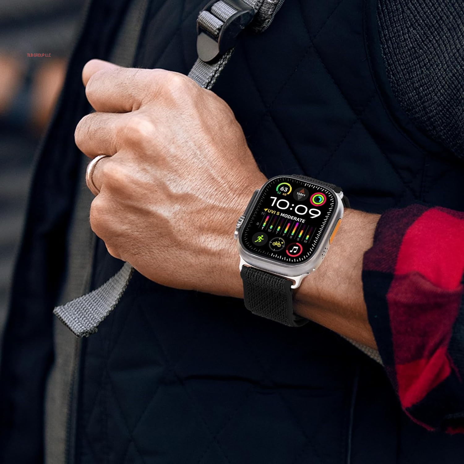Trail Loop Nylon Band Compatible for Apple Watch Ultra Band Ultra 2 Series 9 Series 8 Series7 SE 6 5 4 3 2 1