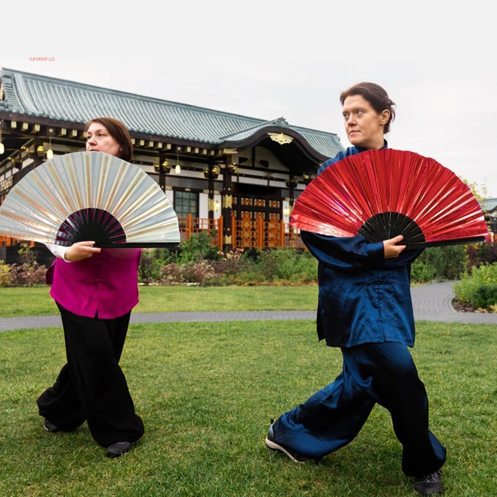 Fans for Line Dancing,Large Loud Clapping Fans for Line Dancing Bulk Hand Dance Popping Fans Perfect for Clapping Making Sounds Clack Great for Events and Performances with a Fan Stand