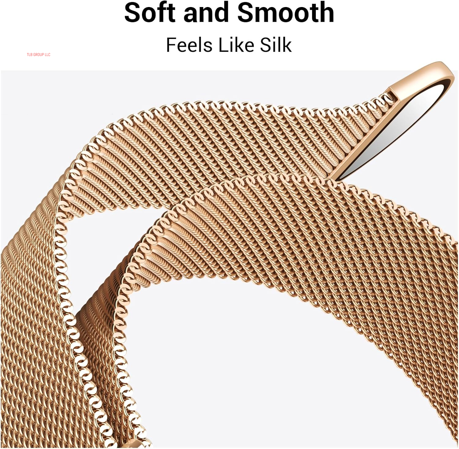 Original Metal Milanese Loop Compatible with Apple Watch Band 38Mm 40Mm 41Mm 42Mm 44Mm 45Mm 49Mm for Women Men, Magnetic Stainless Steel for Iwatch Se Ultra Series 10 9 8 7 6 5 4 3 2 1