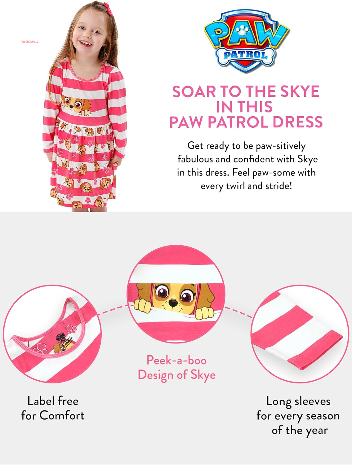 Dress | Soft Cotton Girls Summer Dress | Skye Dresses
