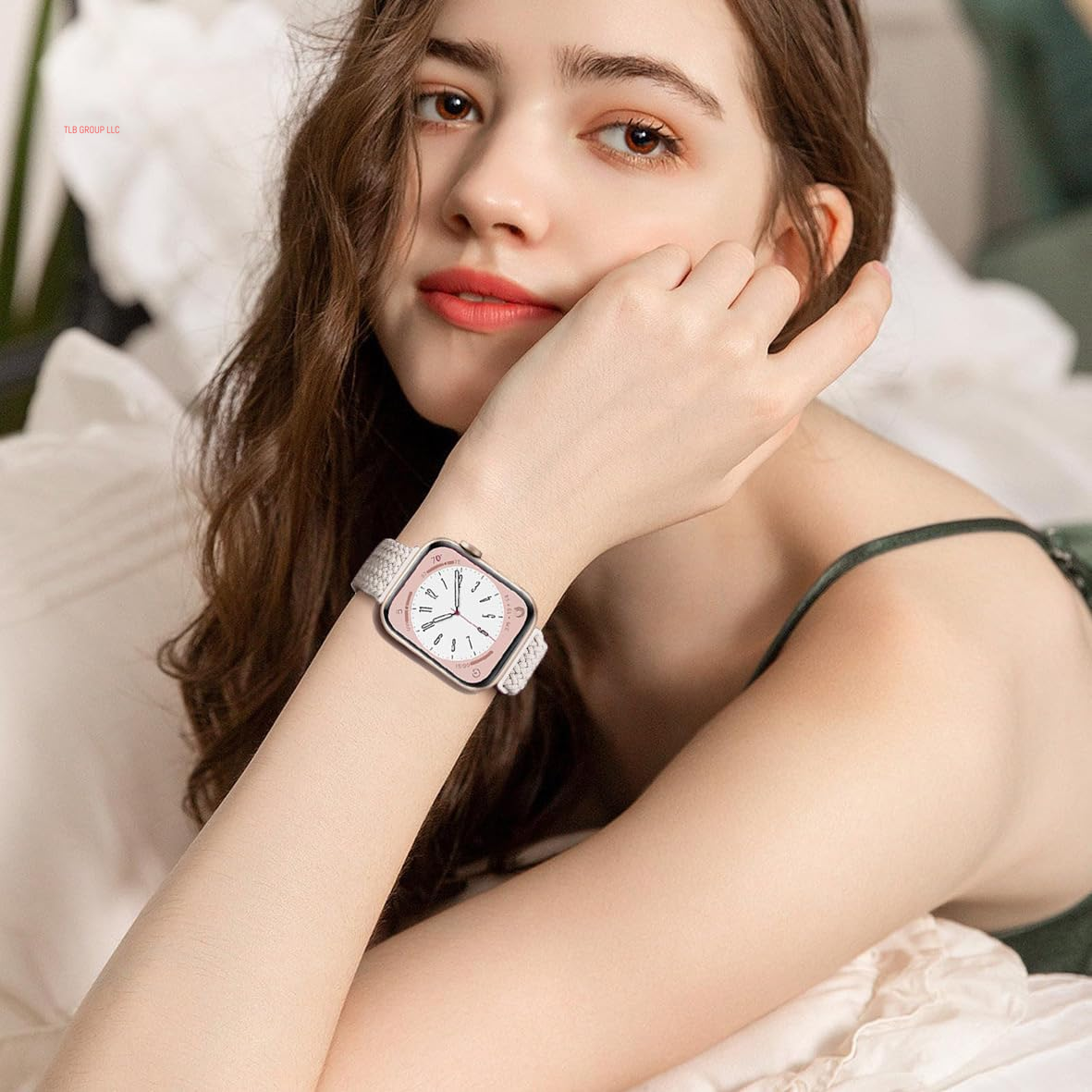 Magnetic Braided Stretchy Loop - Compatible with Apple Watch Band 42Mm 46Mm 40Mm 41Mm 44Mm 45Mm 38Mm Ultra/2 49Mm Women Men,Elastic Woven Fabric Nylon Strap for Iwatch Ultra Series 10 9 8 7 6 5 4 3 SE