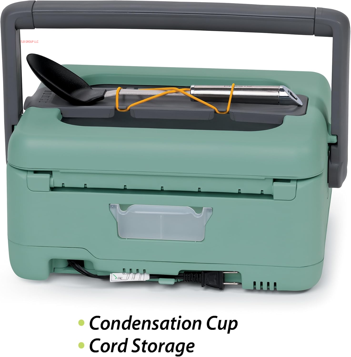 06016 6-Quart Nomad Traveling Slow Cooker, Locking Lid, Dry Erase Board, Green TRUCK DRIVER