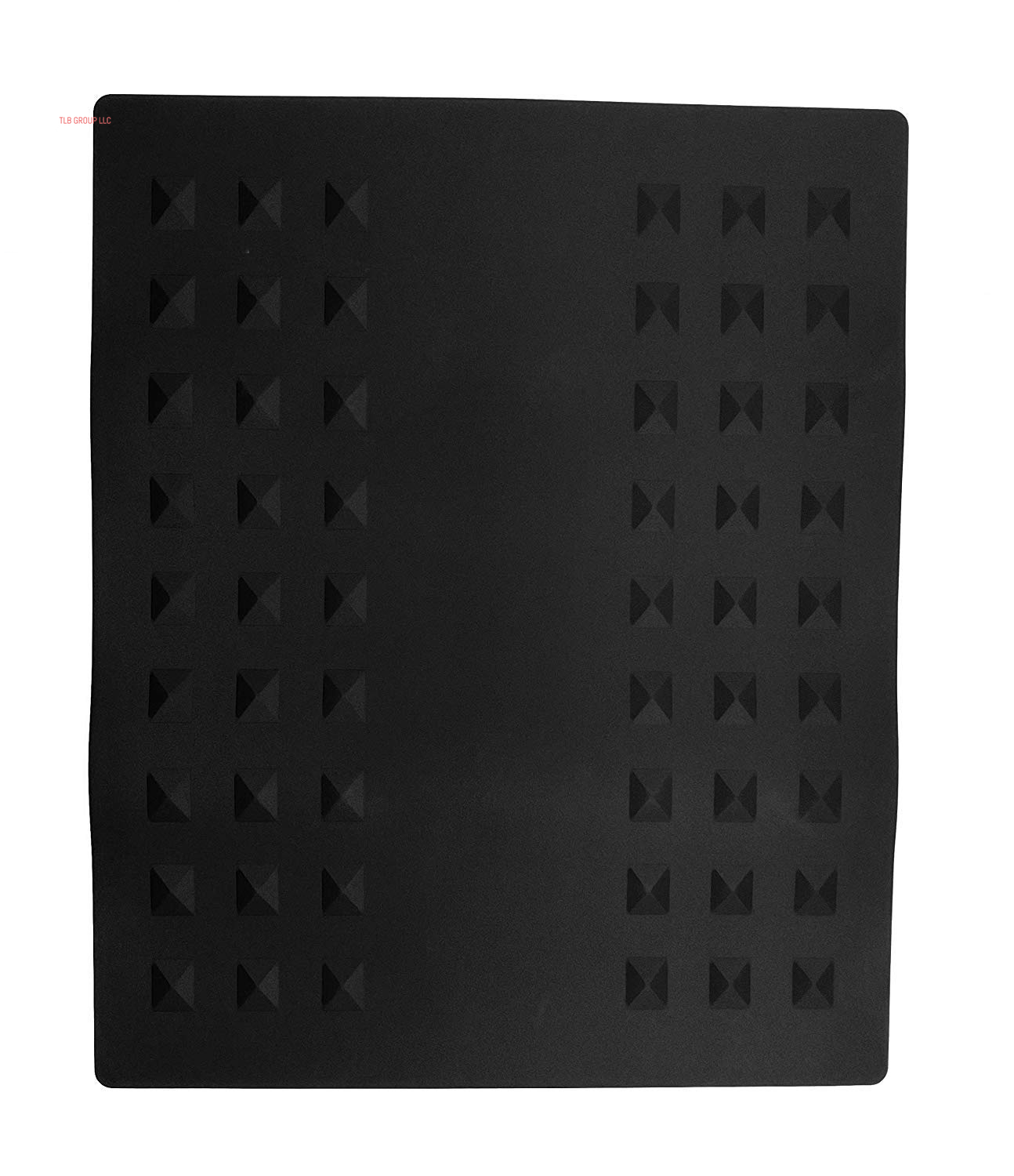 Heat-Resistant Styling Station Mat, Silicone Mat Prevents Work Surfaces from Heat Damage of Styling Tools, Prevent Tool from Falling or Slipping, Black, 9 X 11 Inches