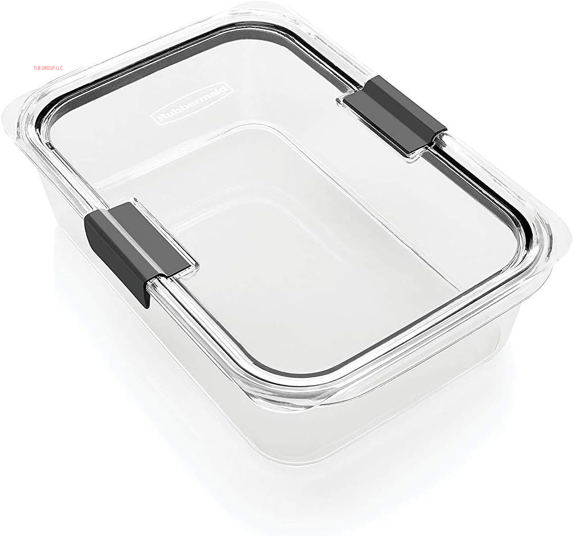 Brilliance Food Storage Containers, BPA Free, Airtight Lids, Ideal for Lunch, Meal Prep & Leftovers, Set of 5 (3.2 Cup)