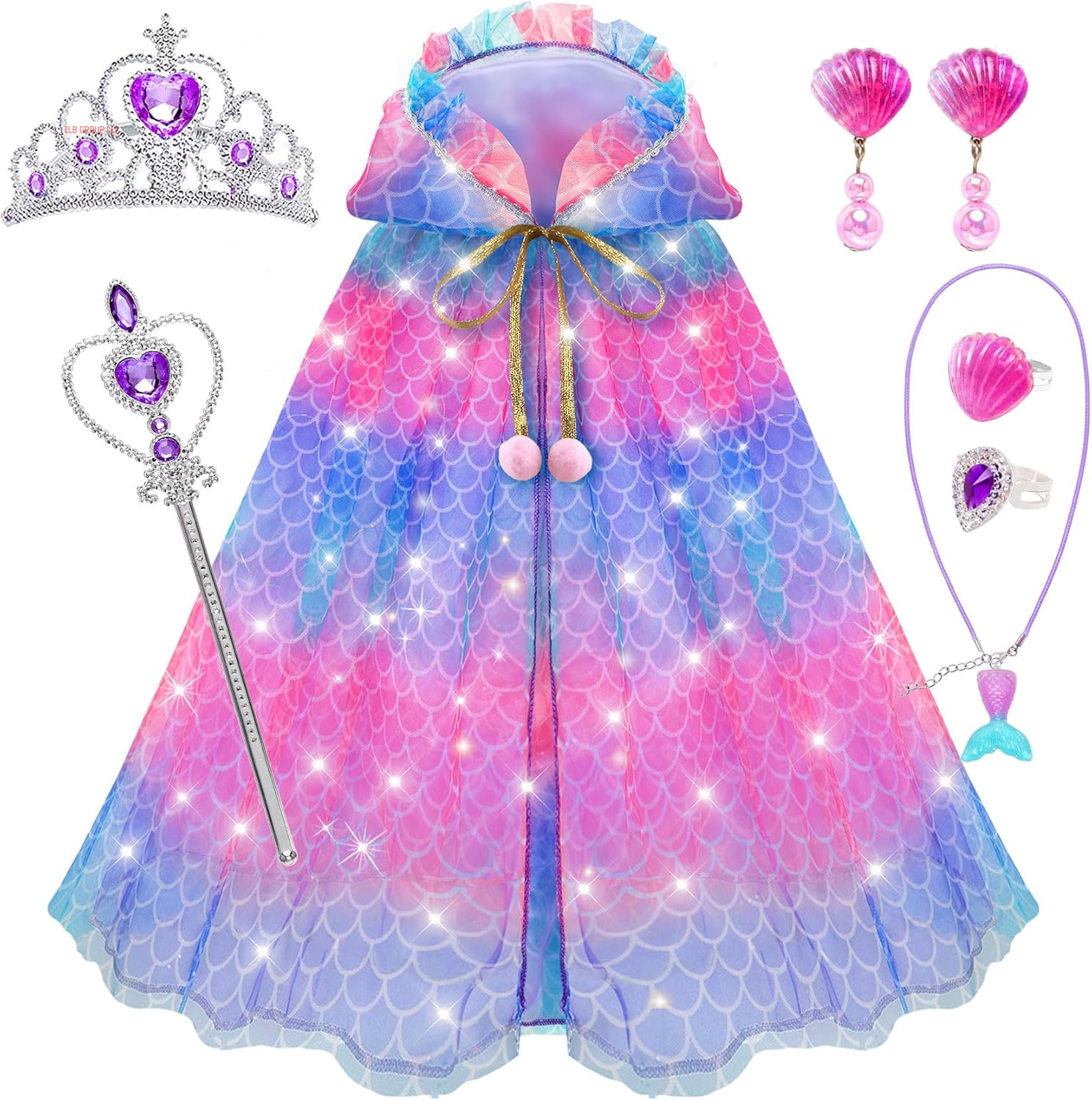 Toddler Toys for Girls,Princess Dresses for Girls Toys for 3 4 5 6 7 8 9 Year Old Girls,Princess Dress up Clothes