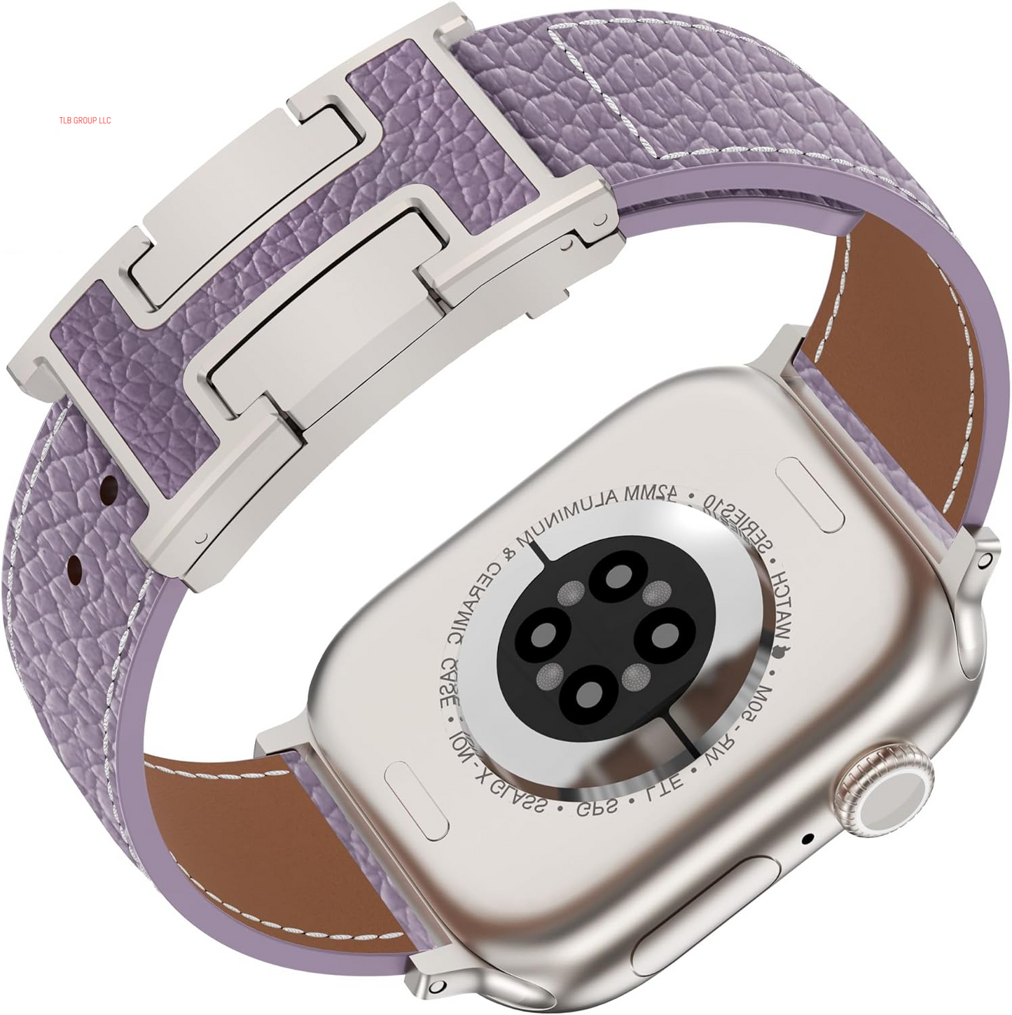 Leather Magnetic Watch Band Compatible with Apple Watch Ultra Band 49Mm 46Mm 45Mm 44Mm 42Mm 41Mm 40Mm 38Mm,Designer Replacement Strap for Women Men Iwatch Ultra 2/Ultra/Se/Series 10/9/8/7/6/5/4/3/2/1