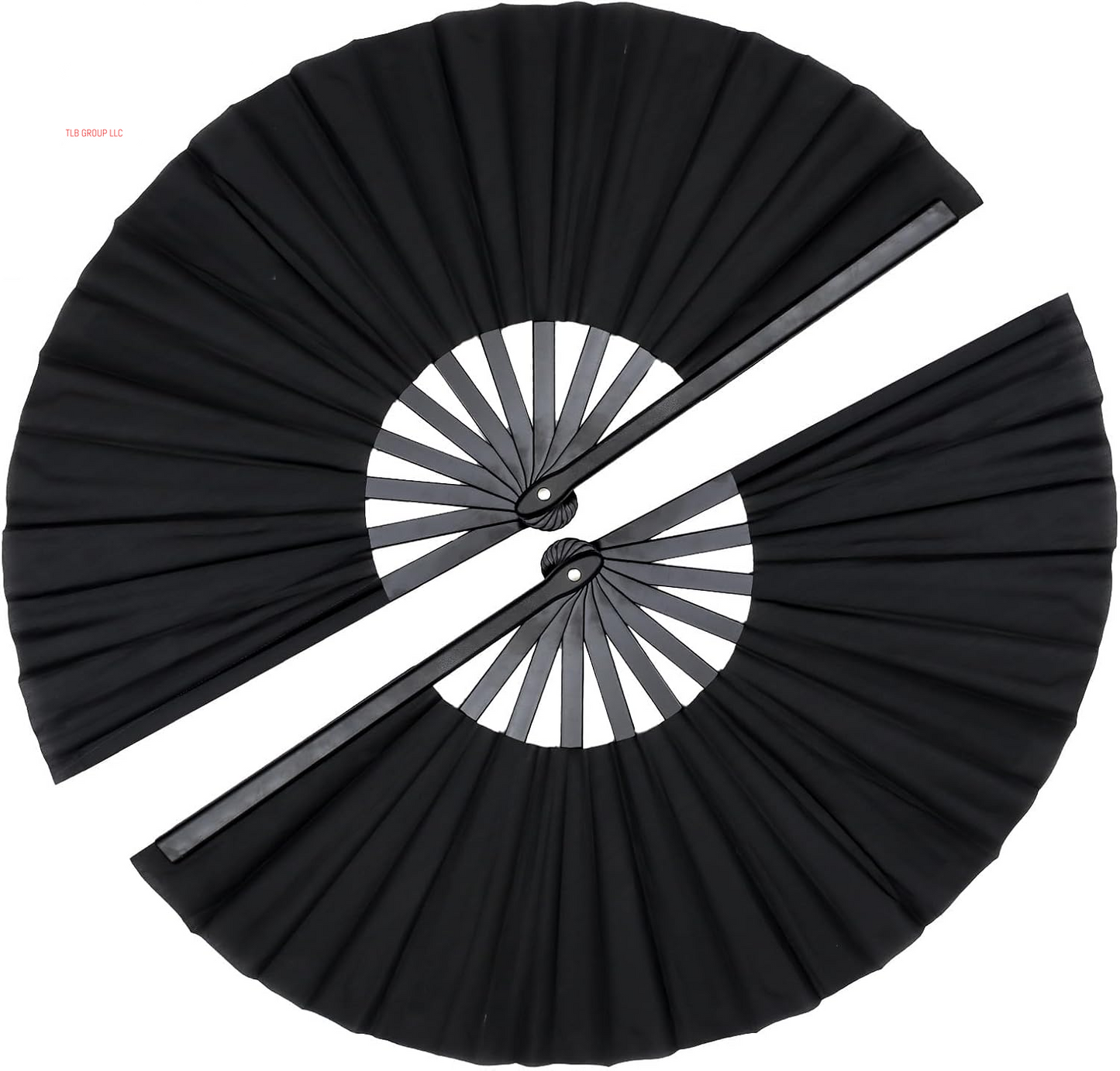 13 Inch Clack Popping Line Dancing Fans Boots on the Ground Large Foldable Hand Fan Make Sound for Dance Rave (Pink 2 Pack)