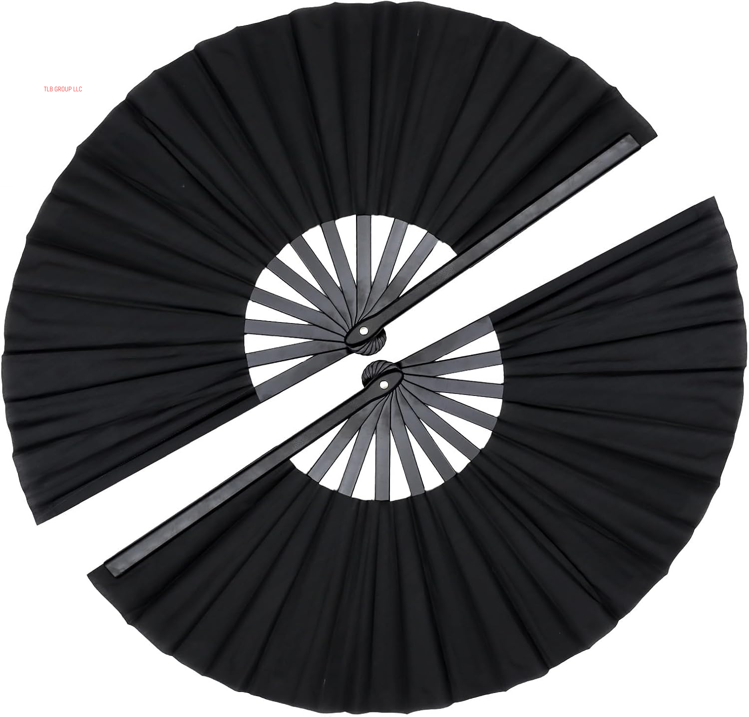 13 Inch Clack Popping Line Dancing Fans Boots on the Ground Large Foldable Hand Fan Make Sound for Dance Rave (Pink 2 Pack)