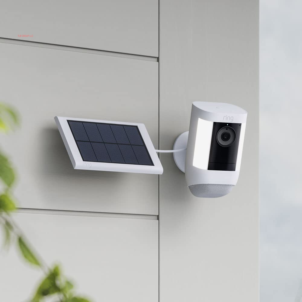 Small Solar Panel, 1.9W for Outdoor Cam Plus, Outdoor Cam (Stick up Cam), Stick up Cam Pro, Spotlight Cam Plus, Spotlight Cam Pro - White