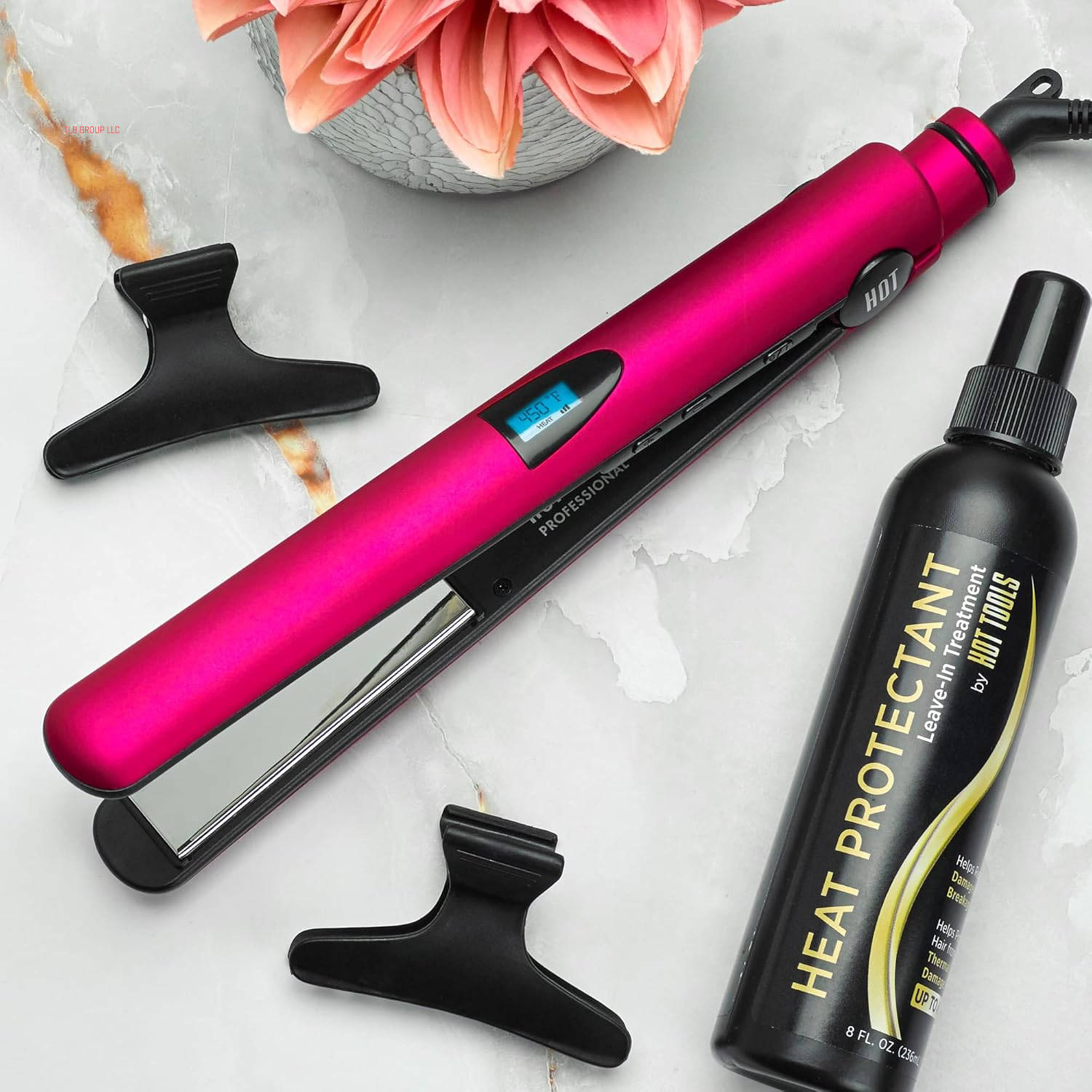 Pro Artist Titanium Digital Flat Iron | One Pass, Micro Shine Styles (1 In)