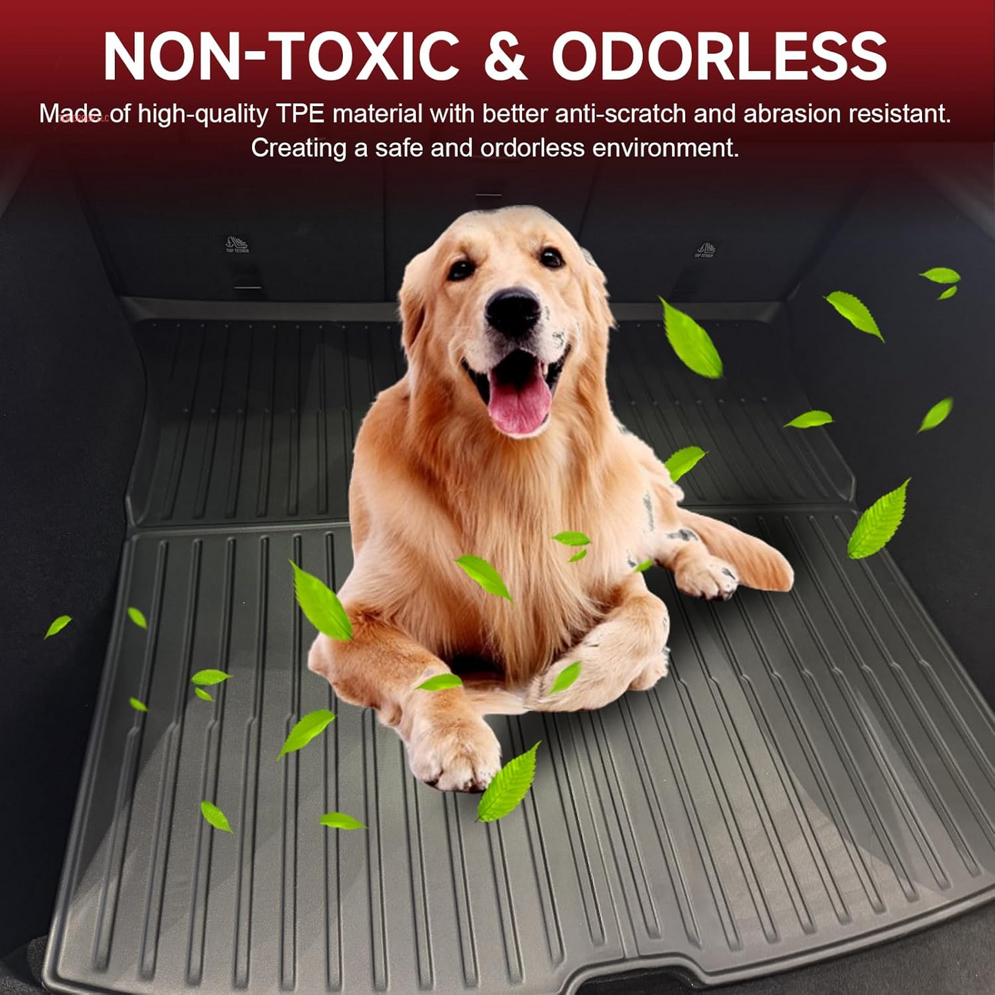 Cargo Mat for 2025 Tesla Model Y Juniper, for Tesla New Model Y 5-Seater Accessories, All Weather TPE Cargo Liner, Custom Fit Heavy Duty Non Slip Trunk Protector