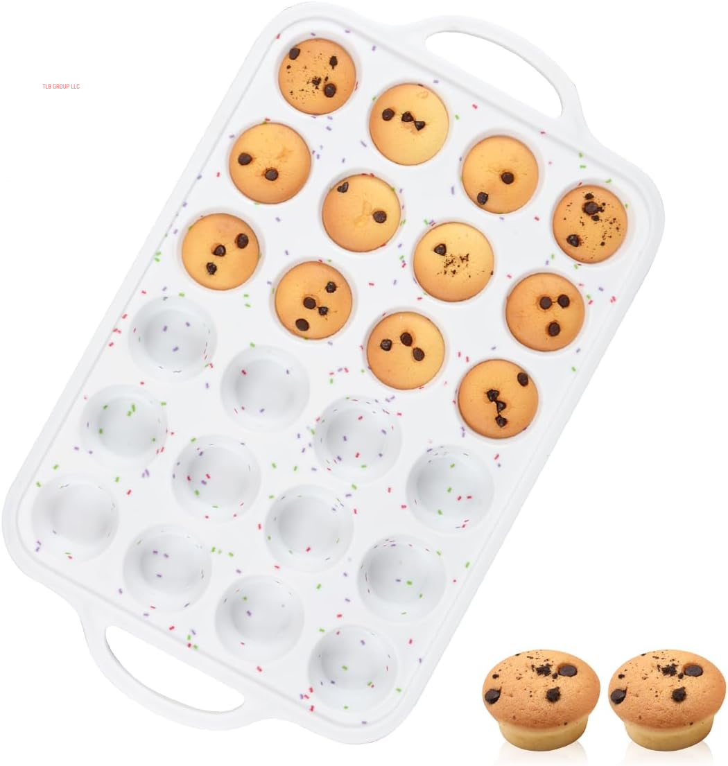 Silicone Muffin Pan, with Metal Reinforced Frame Regular Size 2.8Inch Silicone Cupcake Pan Nonstick 12 Cups for Baking Homemade Muffins, Cupcakes, Egg Bites 2 Pack Dishwasher Safe BPA Free