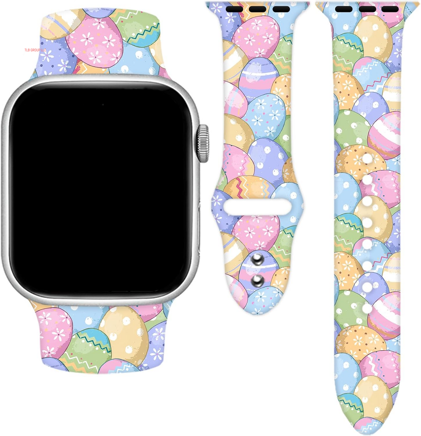 Holidays Watch Band Compatible with Apple Watch 38Mm 40Mm 41Mm 42Mm 44Mm 45Mm 49Mm for Women Men,Soft Silicone Replacement Sport Accessories Strap Replacement Wristband for Iwatch Series Ultra 9 8 7 6 5 4 3 2 1 SE