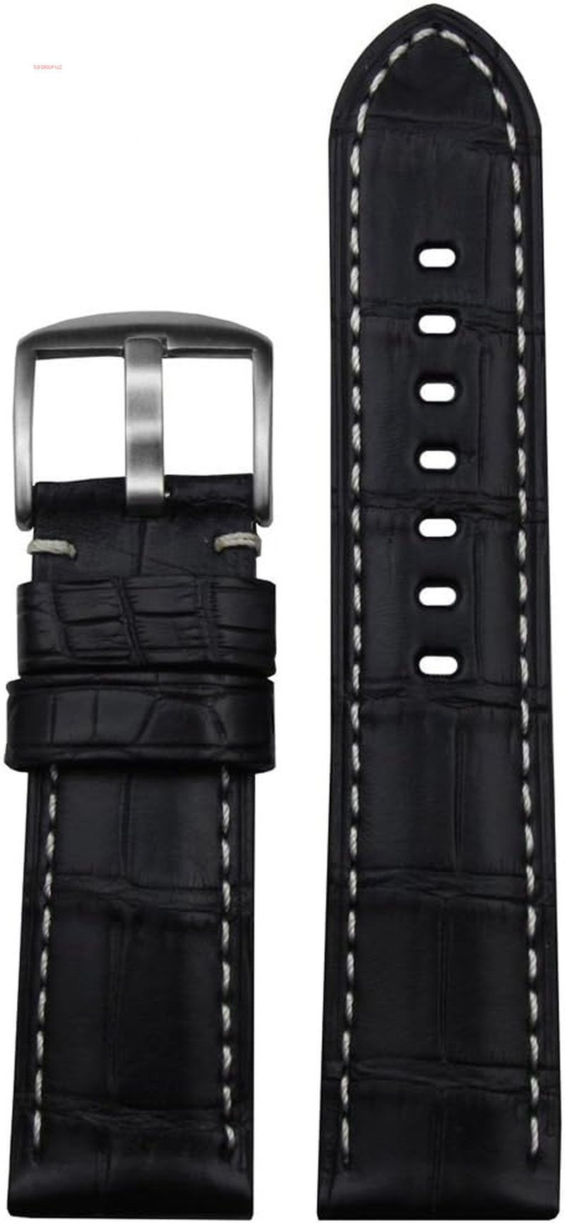 Genuine Louisiana Alligator Watch Band with Matte Finish