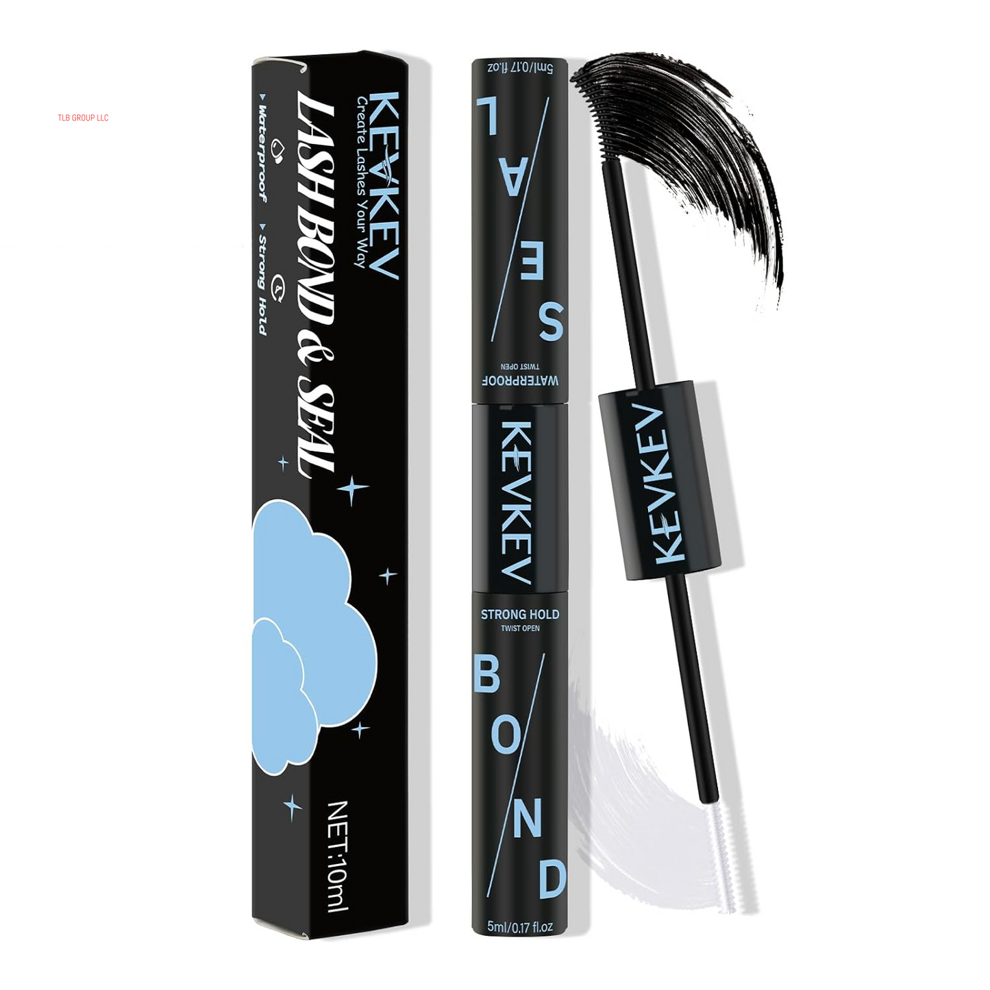 Lash Clusters Kit Lash Extension Kit D Curl Eyelash Extension Kit 280 Pcs Eyelash Clusters Kit Cluster Eyelash Extensions Individual Lashes Kit with Lash Bond and Seal Eyelash Tweezers