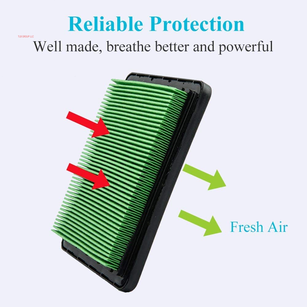 5 Pack 17211-Zl8-023 Air Filter, Compatible for Honda Gcv160 Gcv190, Husqvarna 7021P, Premium Lawn Mower Air Cleaner Element