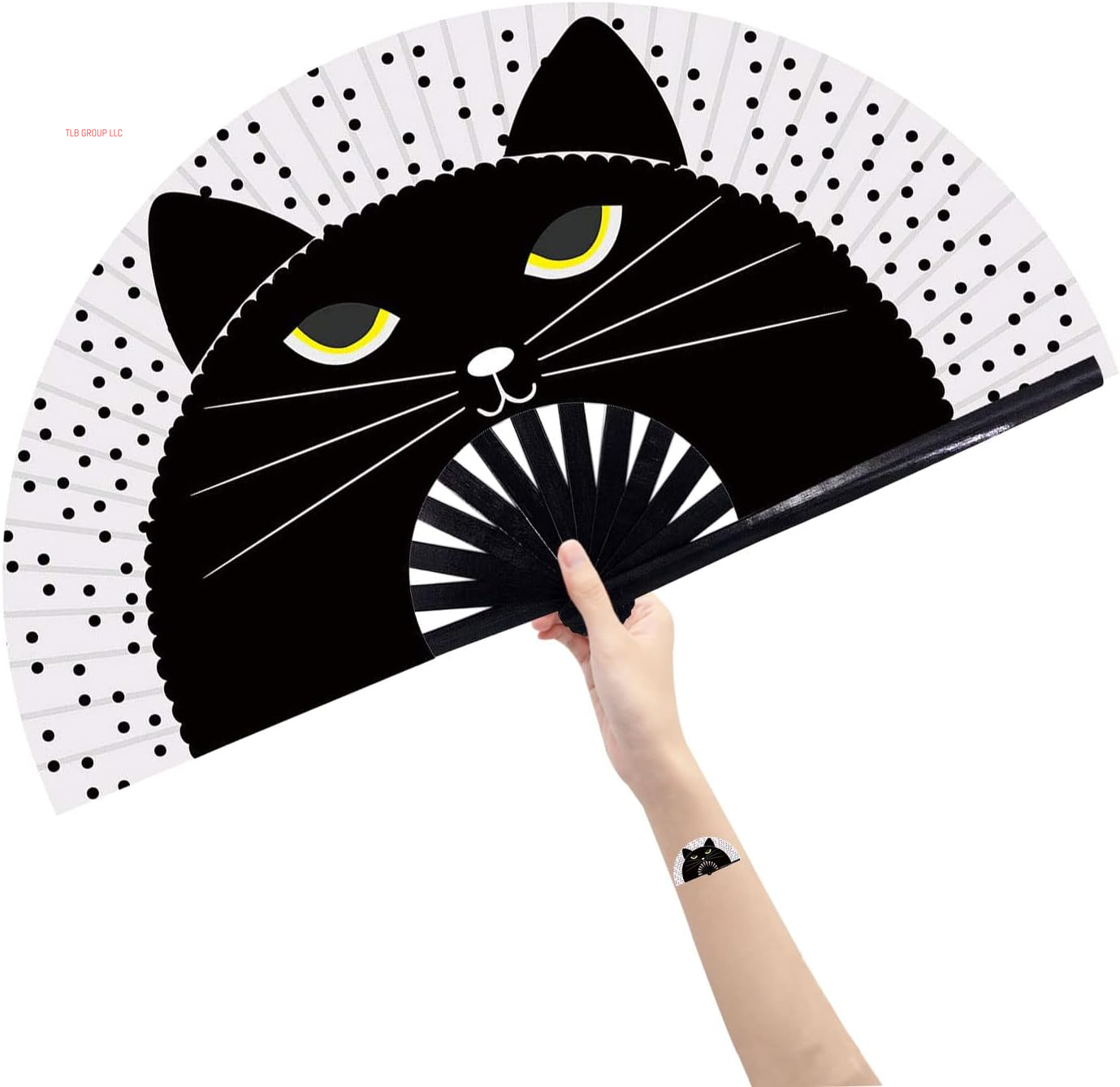 Large Folding Hand Rave Fan Popping Fans Clap Fans for Line Dancing, Big Clacking Fan for Boots on the Ground Dance,Party,Decoration,Festival (Galaxy)