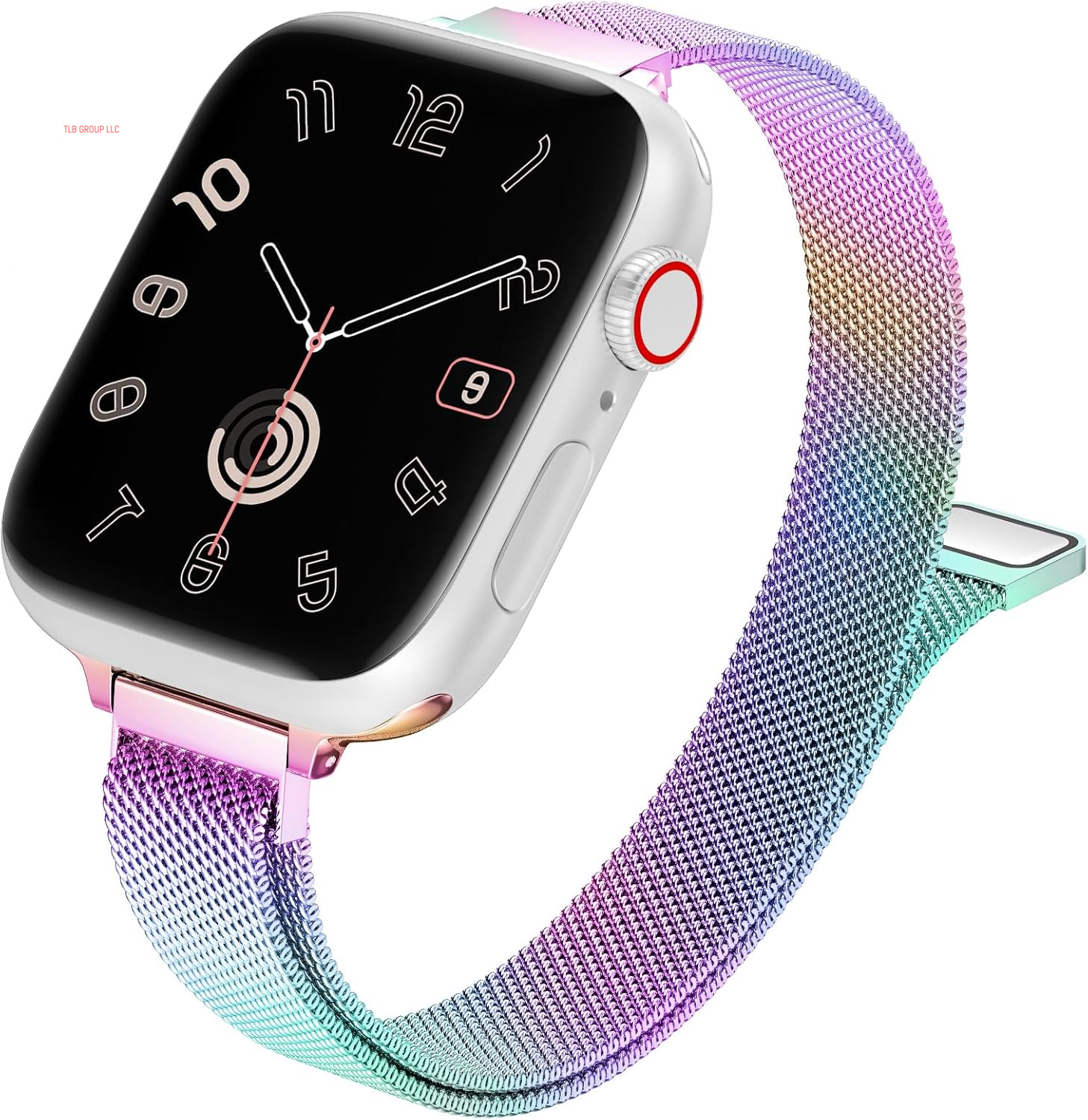 Slim Milanese Loop Compatible with Apple Watch Band for Women 40Mm 41Mm 38Mm 42Mm 44Mm 45Mm 46Mm, Stainless Steel Magnetic Mesh Strap Work on Iwatch Series10 9 8 7 6 5 4 3 2 1 SE