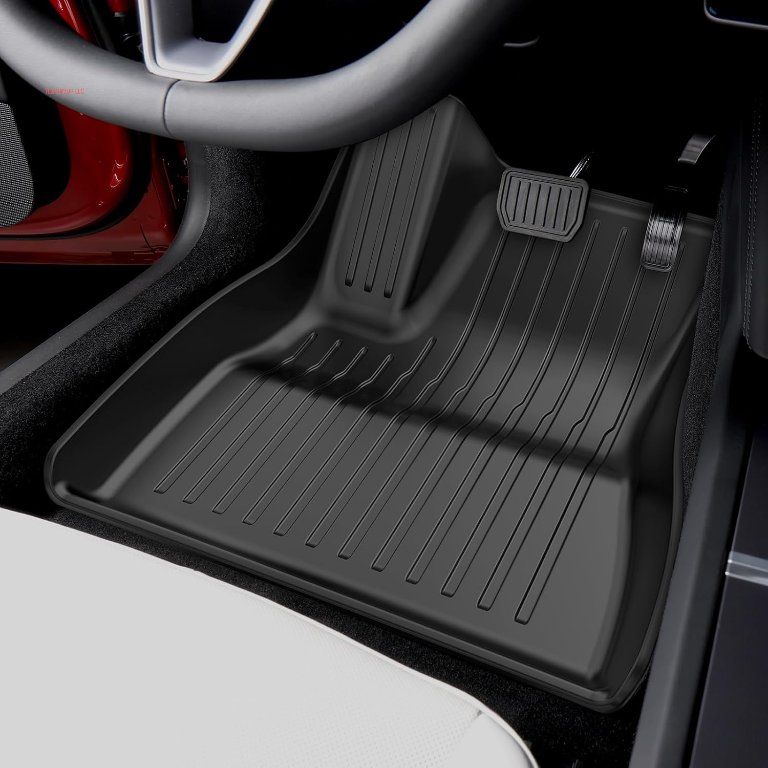 2025 New Version Tesla Model 3 Highland Extra-Thick Floor Mats Custom Fit All Weather TPE Cargo Liner Cargo Trunk Accessories,Compatible 2021-2025 (Tesla Model 3 Floor Mats Set of 6)