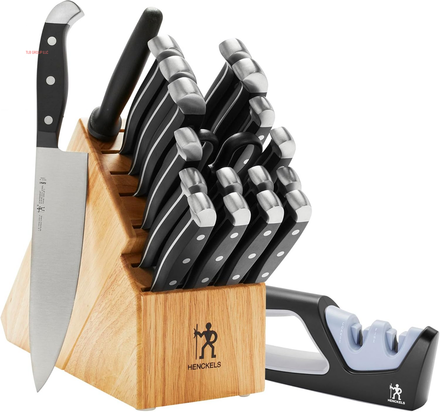 Premium Quality 15-Piece Knife Set with Block, Razor-Sharp, German Engineered Knife Informed by over 100 Years of Masterful Knife Making, Lightweight and Strong, Dishwasher Safe