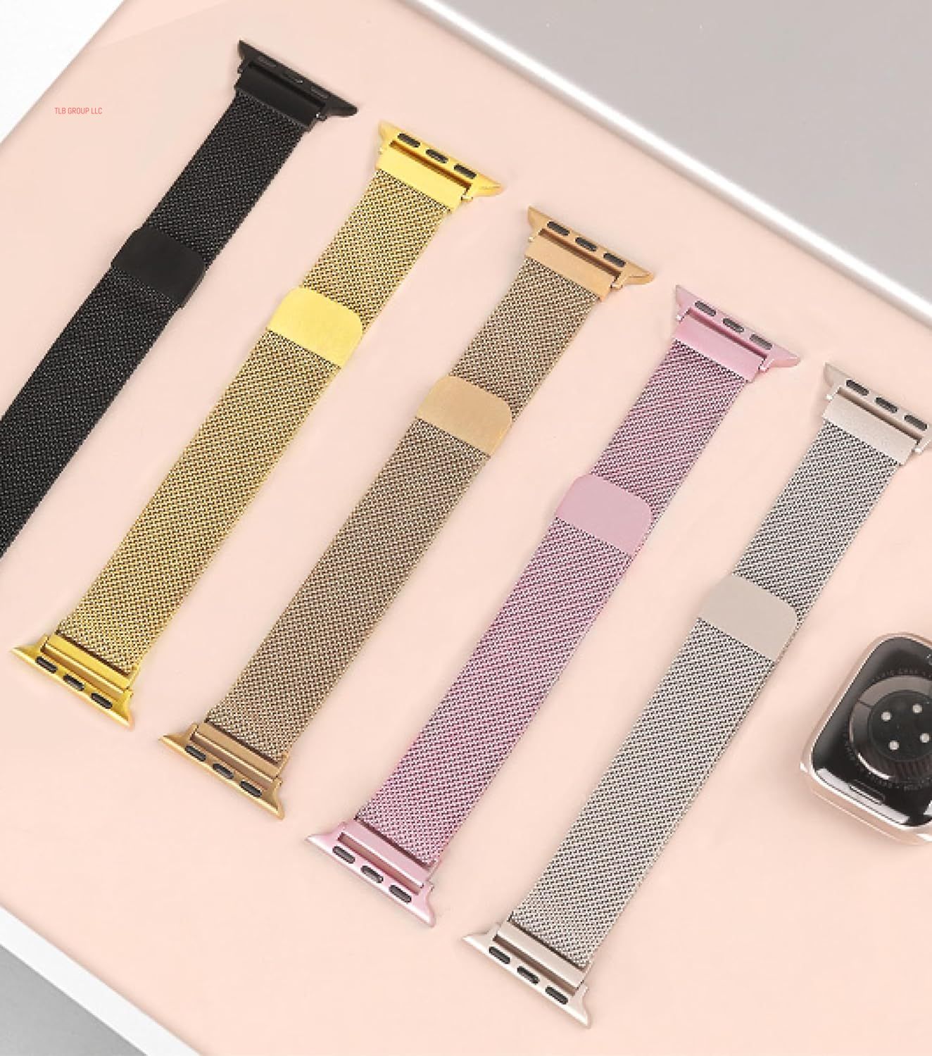 Magnetic Milanese Loop - Compatible with Apple Watch Bands 40Mm 41Mm 44Mm 45Mm 46Mm 38Mm 42Mm Ultra/2 49Mm Women Men,Stainless Steel Mesh Metal Strap for Iwatch Bands Series 10 9 8 7 6 5 4 3,SE/2