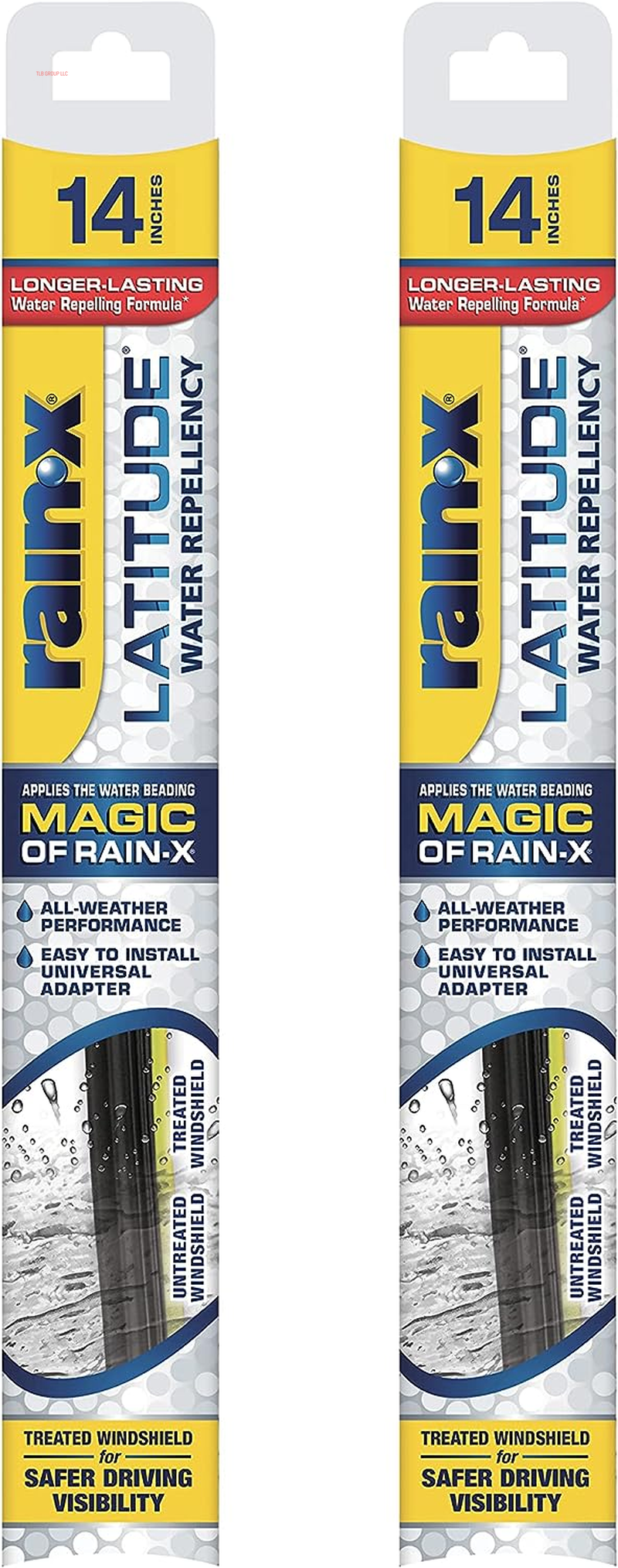 810165 Latitude 2-In-1 Water Repellent Wiper Blades, 22 Inch Windshield Wipers (Pack of 2), Automotive Replacement Windshield Wiper Blades with Patented  Water Repellency Formula