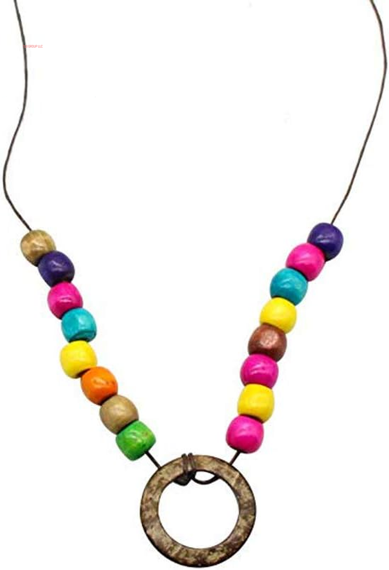 Girls Bohemian Dresses Floral Sleeveless Rainbow Beach Sundress with Necklace 2-12T