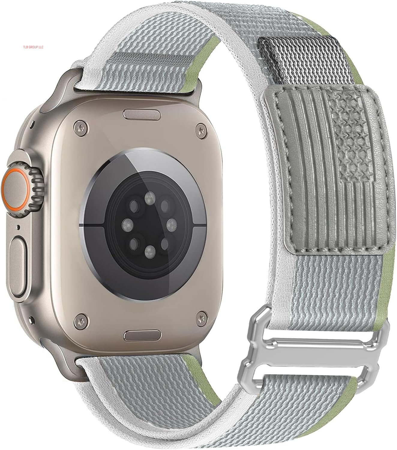Trail Loop Nylon Band - Compatible with Apple Watch Ultra 2 Band/Ultra Band 49Mm 45Mm 44Mm Men Women, Braided Elastic Weave Sport Strap for Iwatch Ultra 2, Iwatch Ultra Series 10 46Mm SE/9/8/7/6/5/4