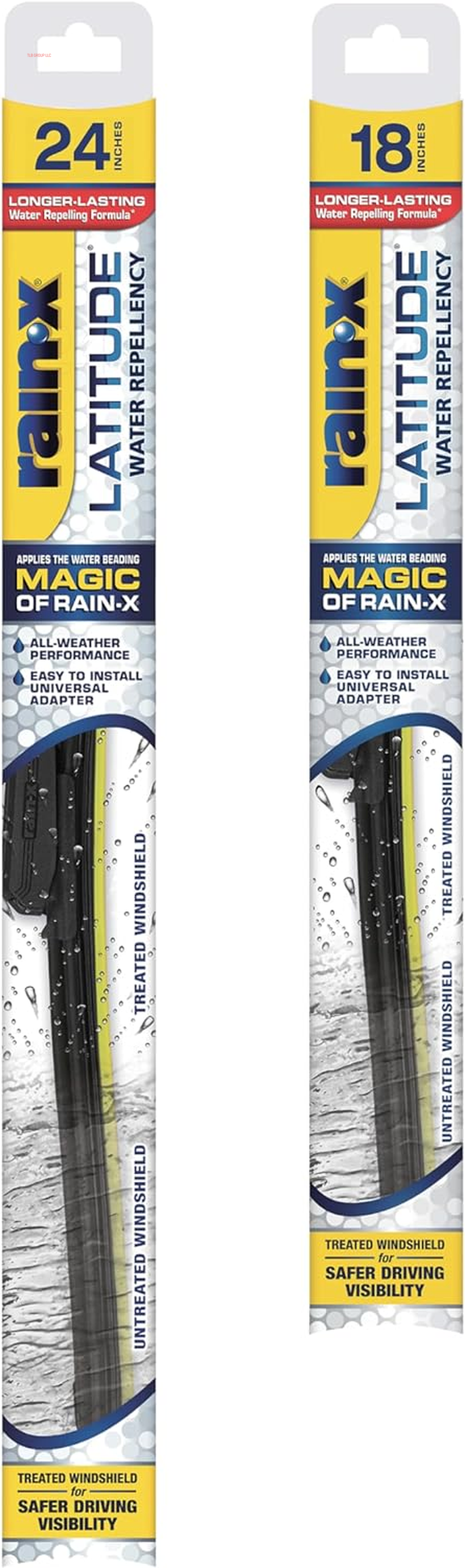 810165 Latitude 2-In-1 Water Repellent Wiper Blades, 22 Inch Windshield Wipers (Pack of 2), Automotive Replacement Windshield Wiper Blades with Patented  Water Repellency Formula