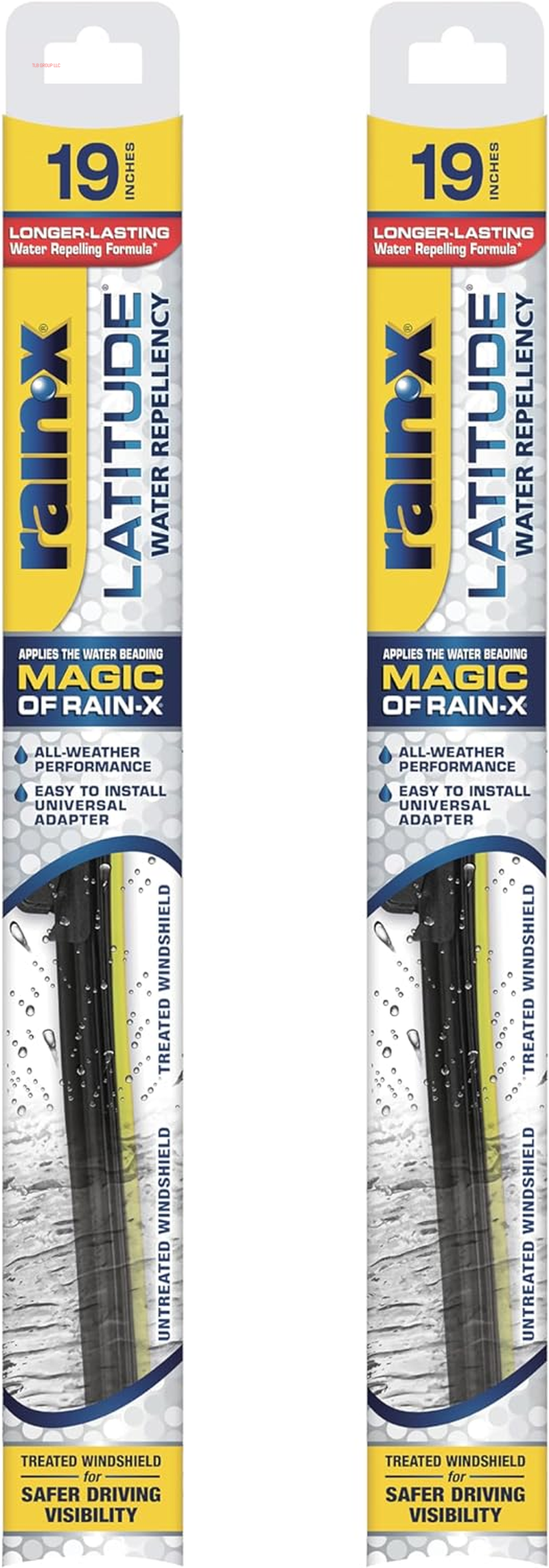 810165 Latitude 2-In-1 Water Repellent Wiper Blades, 22 Inch Windshield Wipers (Pack of 2), Automotive Replacement Windshield Wiper Blades with Patented  Water Repellency Formula