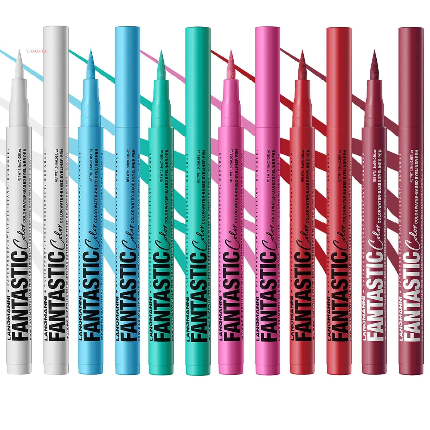12 Colors Matte Liquid Eyeliner Set, Neon Colorful Pigmented with Long-Lasting, Smudgeproof & Waterproof Eye Liner Makeup for Bold & Stunning Looks - Gift for Girls